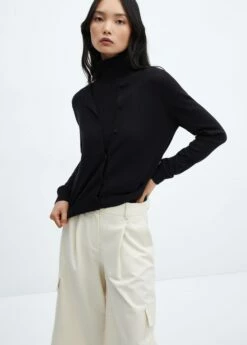 Cardigan Coton Boutons -Promos Mango Boutique 57057748 56