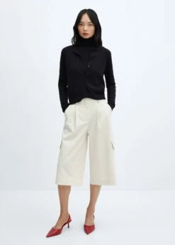 Cardigan Coton Boutons -Promos Mango Boutique 57057748 56 99999999 01