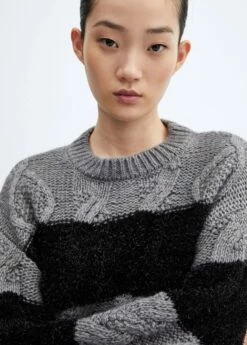 Robe Pull Rayures -Promos Mango Boutique 57057753 92 D1