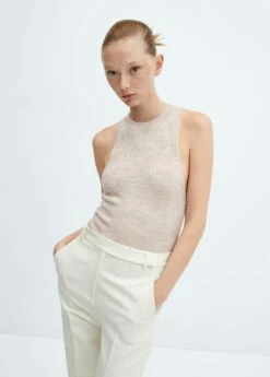 Top Maille Col Rond 27 Top Maille Col Rond -Promos Mango Boutique 57057754 03