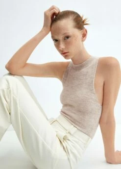 Top Maille Col Rond 31 Top Maille Col Rond -Promos Mango Boutique 57057754 03 D2