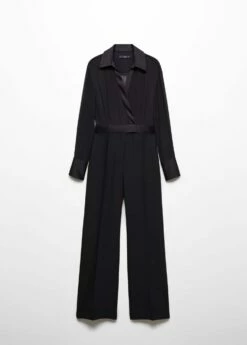 Combi-pantalon Col Chemise -Promos Mango Boutique 57058267 99 B