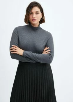 Jupe Plissée à Carreaux -Promos Mango Boutique 57058271 99 D5