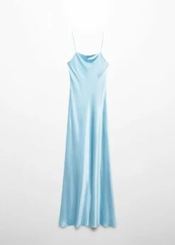 Robe Satinée Bretelles -Promos Mango Boutique 57058277 50 B