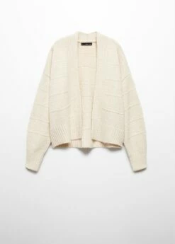 Cardigan Coutures Décoratives -Promos Mango Boutique 57059086 08 B