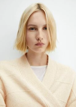 Cardigan Coutures Décoratives -Promos Mango Boutique 57059086 08 D1