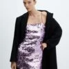 Robe Courte Sequins -Promos Mango Boutique 57059102 61
