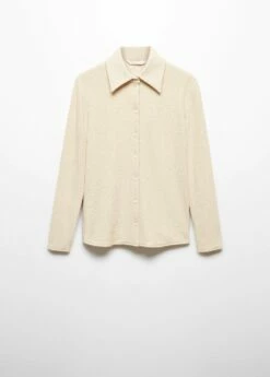 Chemise Maille Boutons -Promos Mango Boutique 57059123 02 B