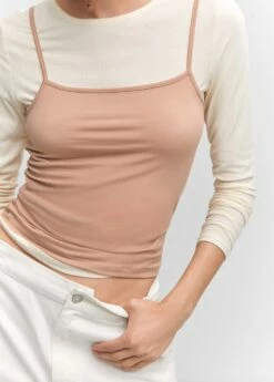 Top à Fines Bretelles -Promos Mango Boutique 57061167 08 D6