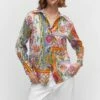 Chemise Coton Imprimée -Promos Mango Boutique 57061174 02