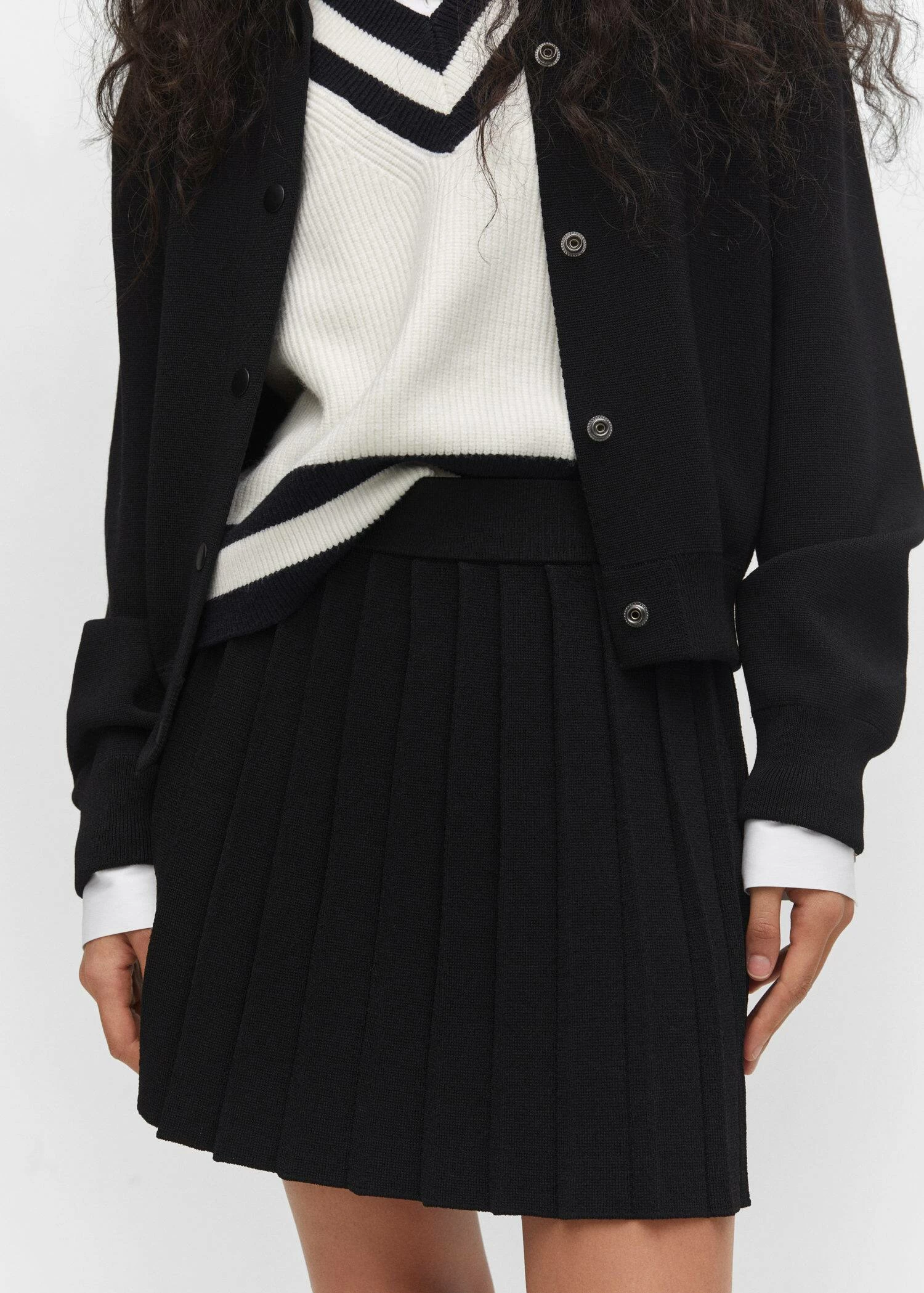 Minijupe Plissée Maille 6 Minijupe Plissée Maille – Image 4