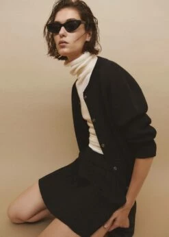 Minijupe Plissée Maille 14 Minijupe Plissée Maille -Promos Mango Boutique 57061180 99 D9