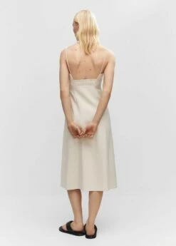 Robe Midi Décolletée -Promos Mango Boutique 57062001 05 R