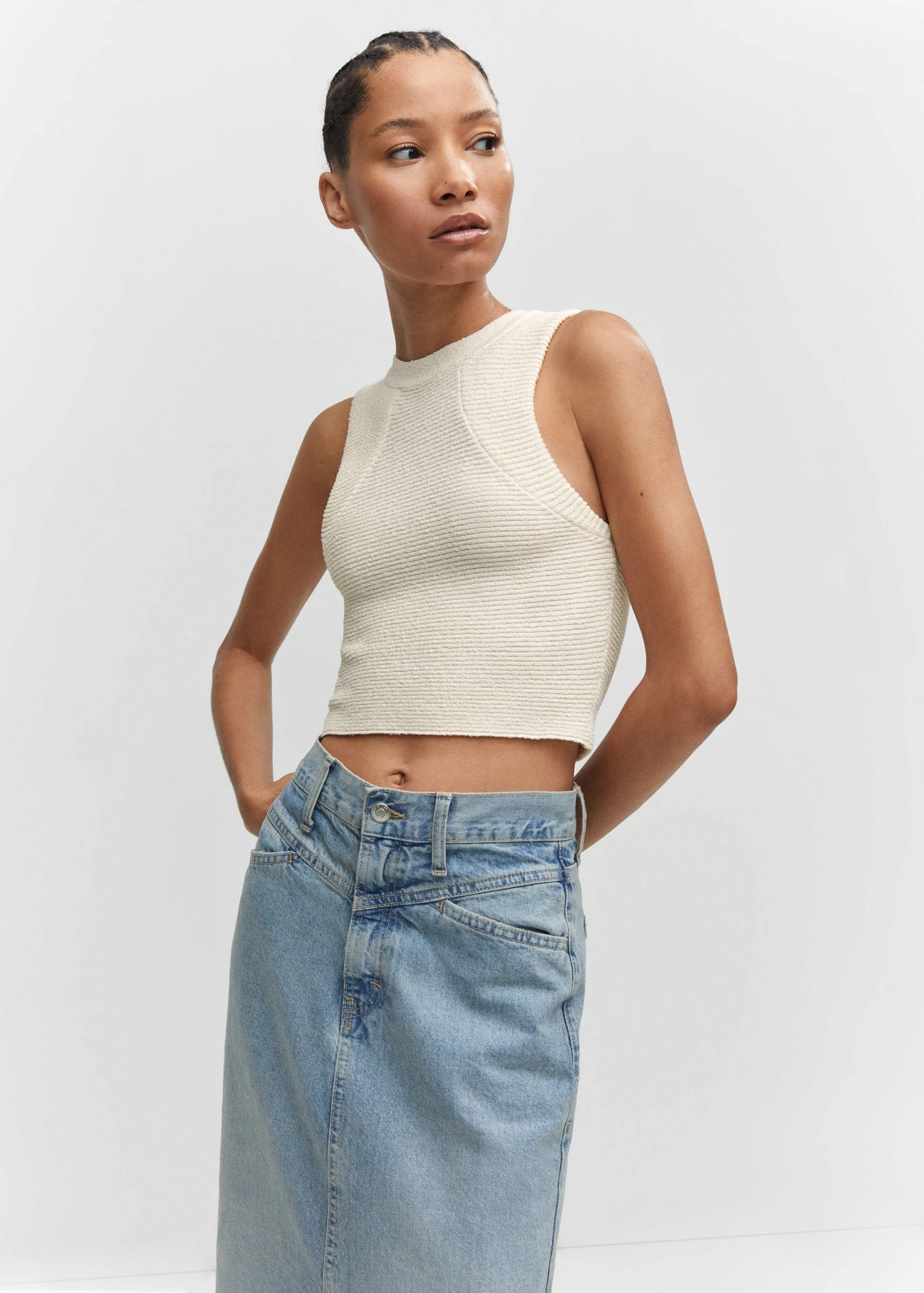 Crop Top Maille 3 Crop Top Maille