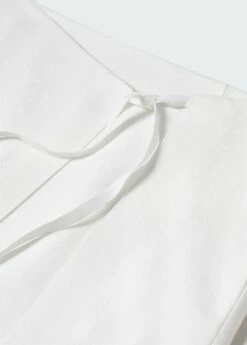 Jupe Portefeuille Lin -Promos Mango Boutique 57062881 01 D8