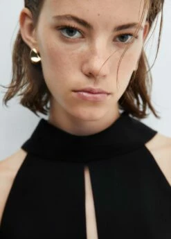 Robe Emmanchures Américaines Nœud -Promos Mango Boutique 57063799 99 D1