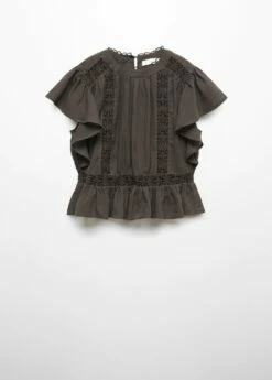 Top Volants Dentelle -Promos Mango Boutique 57063810 95 B