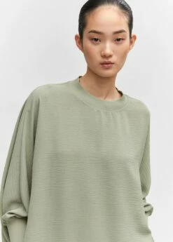 Sweat-shirt Oversize Texturé -Promos Mango Boutique 57064008 43 D1