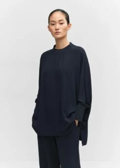Sweat-shirt Oversize Texturé -Promos Mango Boutique 57064008 56