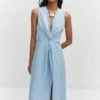 Robe Midi Nœud 1 Robe Midi Nœud -Promos Mango Boutique 57064010 TC