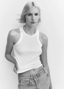 Top à Emmanchures Américaines -Promos Mango Boutique 57064030 01 D2