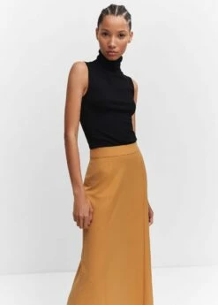 Jupe Longue Fluide -Promos Mango Boutique 57064388 16 D1