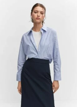 Jupe Longue Fluide -Promos Mango Boutique 57064388 56 D1