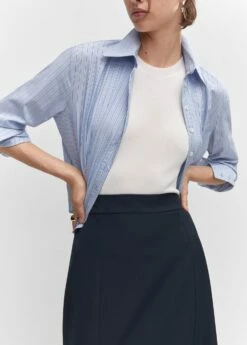 Jupe Longue Fluide -Promos Mango Boutique 57064388 56 D6