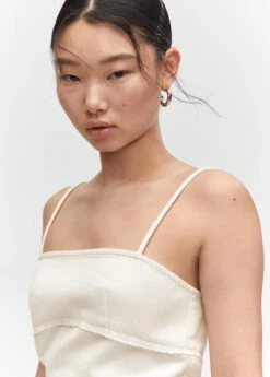 Robe En Jean Détail Coutures -Promos Mango Boutique 57064427 02 D1