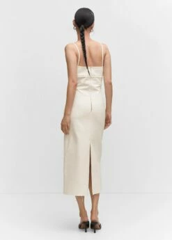 Robe En Jean Détail Coutures -Promos Mango Boutique 57064427 02 R