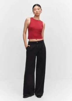 Crop Top Modal 21 Crop Top Modal -Promos Mango Boutique 57065790 75 99999999 01