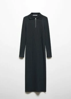 Robe Décolleté Zippé -Promos Mango Boutique 57065811 95 B