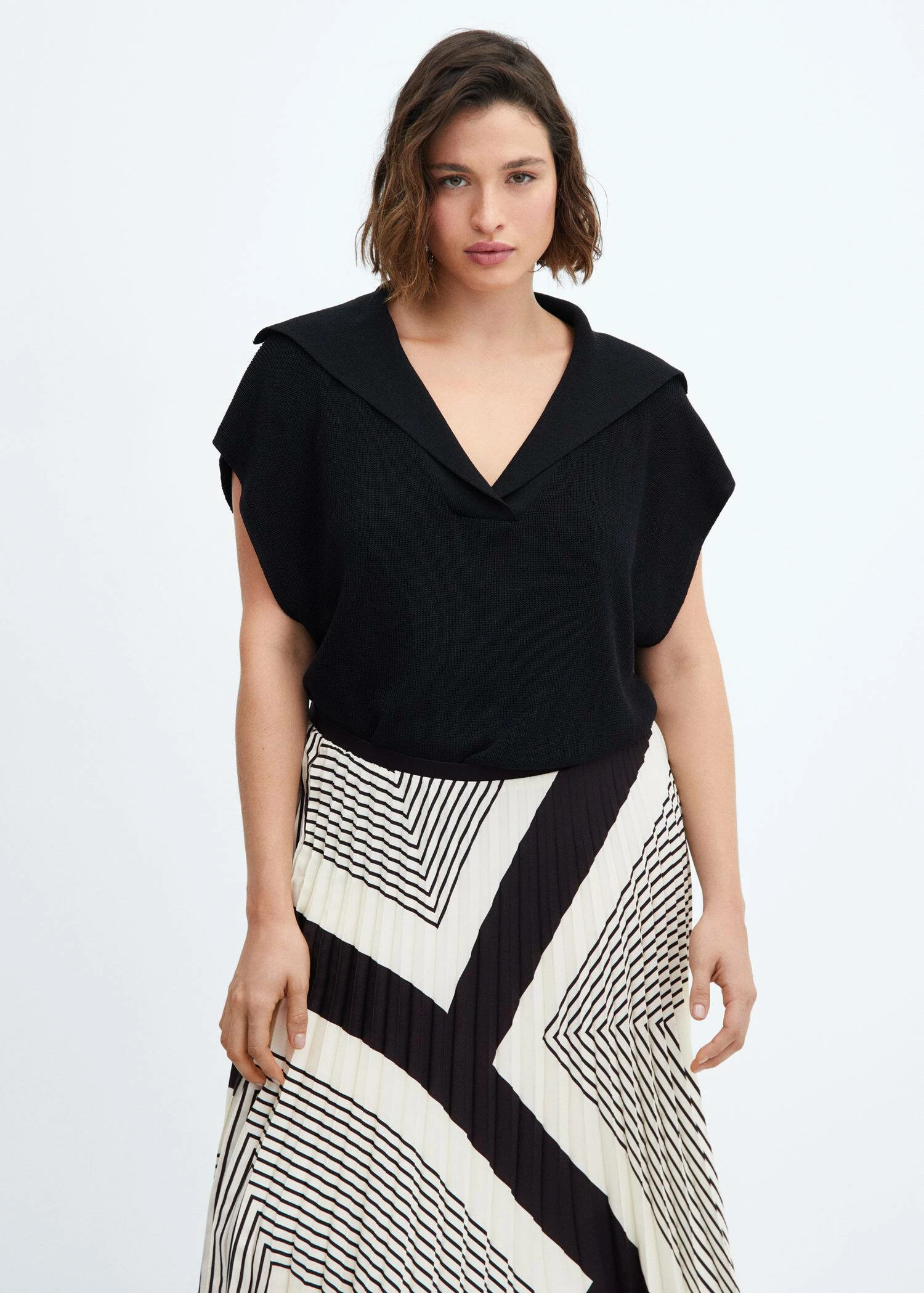 Jupe Plissée à Rayures 9 Jupe Plissée à Rayures – Image 7