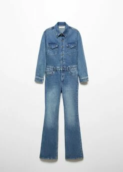 Combi-pantalon En Jean -Promos Mango Boutique 57065968 DI B