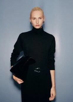 Pull-over Maille Fine Col Roulé -Promos Mango Boutique 57065972 99 D7