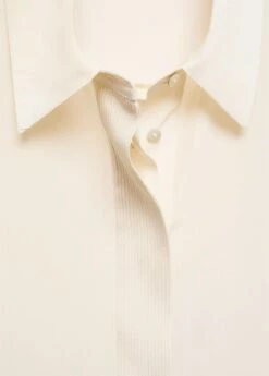 Chemise Soie Coutures Linéaires -Promos Mango Boutique 57065976 02 D8
