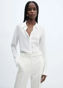 Chemisier à Ruban Dans Le Cou -Promos Mango Boutique 57065982 01 99999999 01