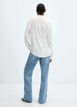 Chemisier à Ruban Dans Le Cou -Promos Mango Boutique 57065982 01 R