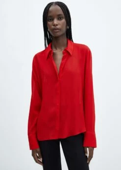 Chemisier à Ruban Dans Le Cou -Promos Mango Boutique 57065982 70 99999999 01