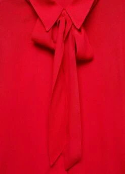 Chemisier à Ruban Dans Le Cou -Promos Mango Boutique 57065982 70 D8