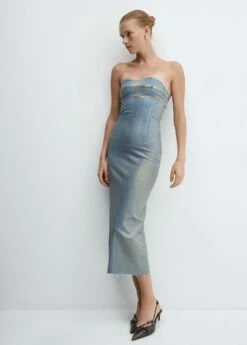 Robe En Jean Foil -Promos Mango Boutique 57067126 OR D2