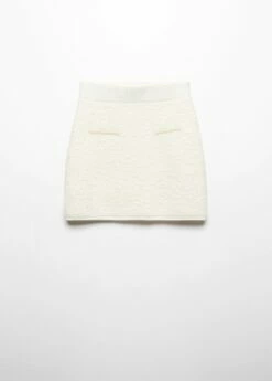 Jupe Tweed Liserés Contrastants 15 Jupe Tweed Liserés Contrastants -Promos Mango Boutique 57067754 05 B