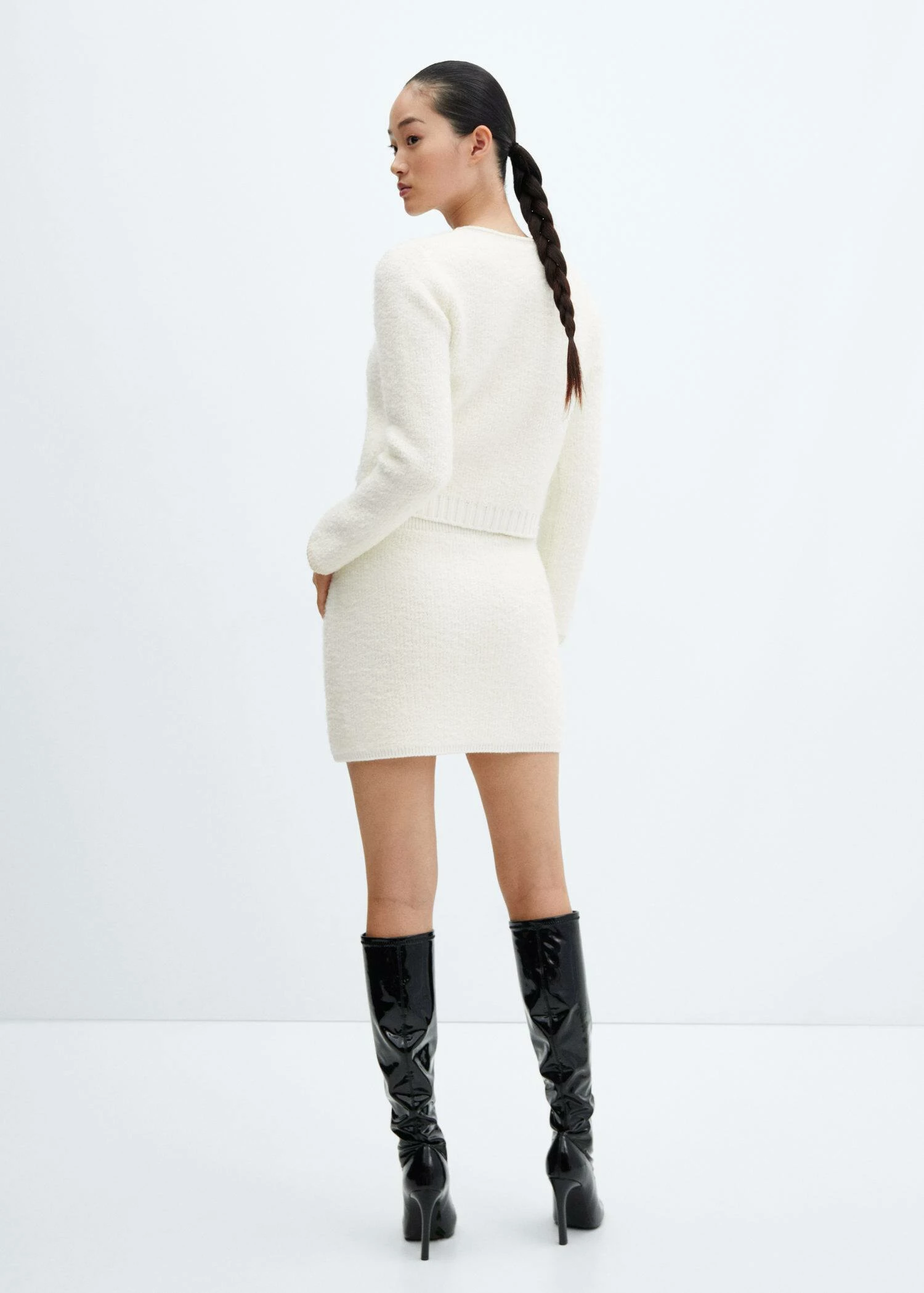 Jupe Tweed Liserés Contrastants 5 Jupe Tweed Liserés Contrastants – Image 3