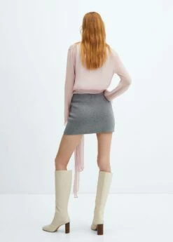 Blouse Gaze Cache-cœur -Promos Mango Boutique 57067756 85 R