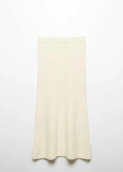 Jupe Longue Maille -Promos Mango Boutique 57068273 01 B