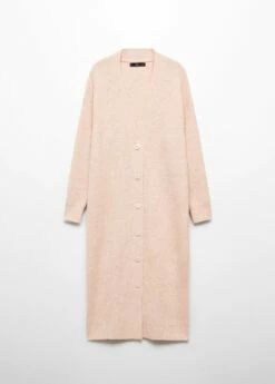 Cardigan Long à Boutons -Promos Mango Boutique 57069085 81 B