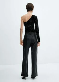 Top Velours Strass -Promos Mango Boutique 57069098 99 R