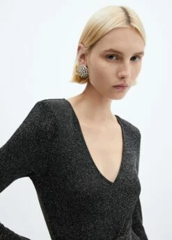 Combi-pantalon En Lurex -Promos Mango Boutique 57069114 99 D1