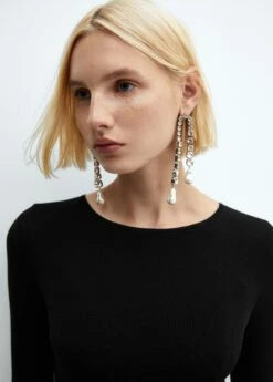 Robe Ouvertures Détail Métallique -Promos Mango Boutique 57069121 99 D1