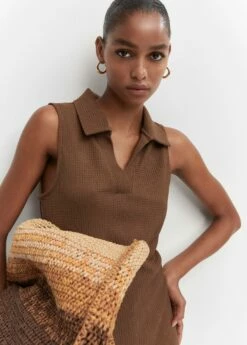 Robe Col Polo -Promos Mango Boutique 57072505 30 D2